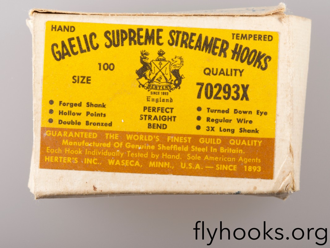 100 Gaelic Supreme Streamer Long Shank Hooks...Size 6 
